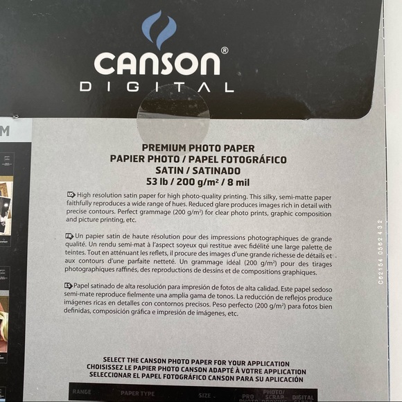 Hobby Lobby Canson Digital Premium Photo Paper Satin Brilliant Brillante - Picture 7 of 7